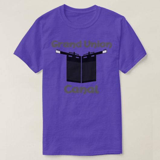 Narrow Boating Grand Union Canal T-shirt (Design voorkant)