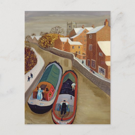 Narrow Boats Briefkaart (Voorkant)