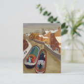 Narrow Boats Briefkaart (Staand voorkant)