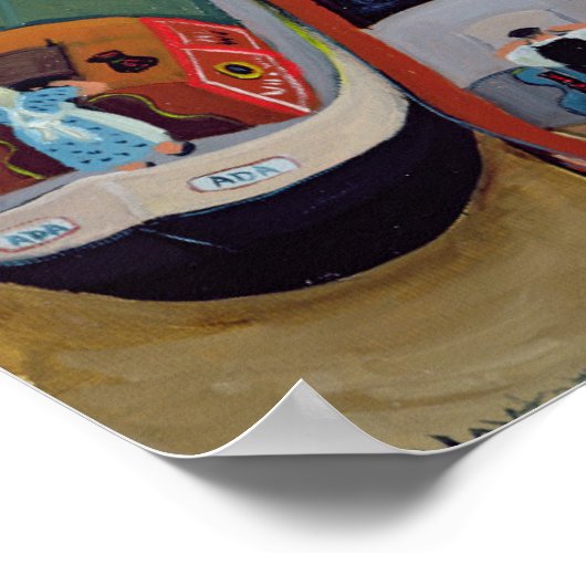 Narrow Boats Poster (Hoek)