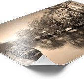 Narrow Boats Regent's Canal Camden UK Foto Afdruk (Hoek)