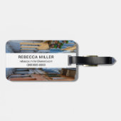 Narrow city street, Italië Bagagelabel (Achterkant horizontaal)