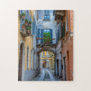 Narrow city street, Italië Legpuzzel