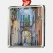 Narrow city street, Italië Metalen Ornament (Links)