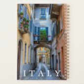 Narrow city street, Italië Planner (Achterkant)