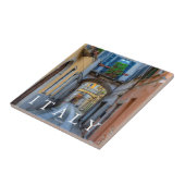 Narrow city street, Italië Tegeltje (Zijkant)