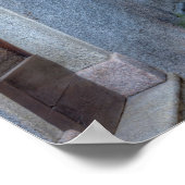 Narrow city street, Italy Poster (Hoek)