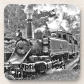 Narrow Gage Steam Train Puffing Engine Drankjes Onderzetter (Voorkant)