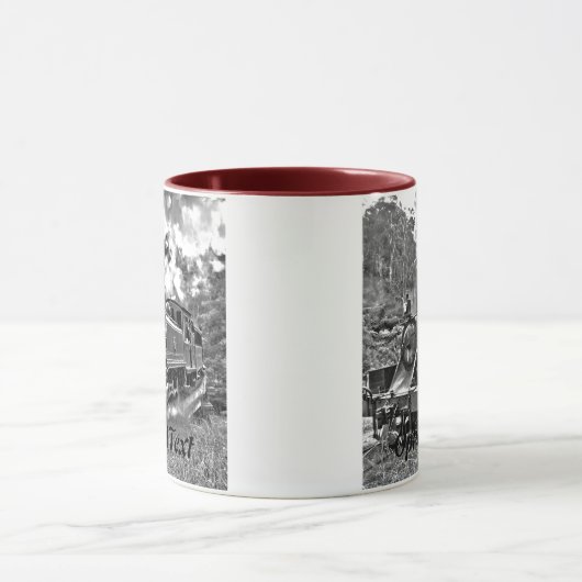 Narrow Gage Steam Train Puffing Engine Mok (Midden)