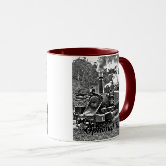 Narrow Gage Steam Train Puffing Engine Mok (Voorkant rechts)