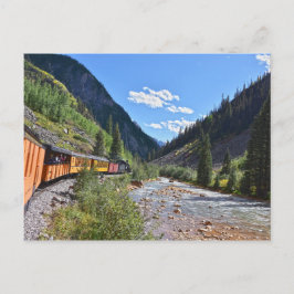 Narrow Gage Train die terugkeert naar Durango, Col Briefkaart