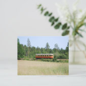 Narrow gauge trein bij Änghult Briefkaart (Staand voorkant)