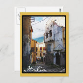 Narrow Italy Street Briefkaart (Voorkant / Achterkant)