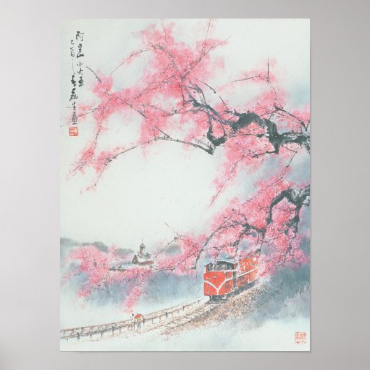 Narrow-railed Train van het Poster Mt. Ali (Voorkant)