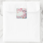 Narrow-railed Train van Mt. Ali Vierkante Sticker (Tas)