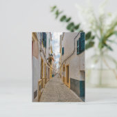 Narrow street in Ciutadella - Menorca, Spanje Briefkaart (Staand voorkant)