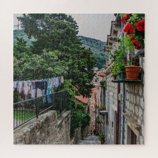 Narrow street in Dubrovnik Legpuzzel (Horizontaal)