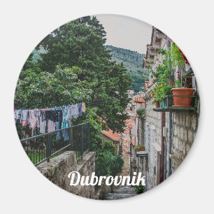 Narrow street in Dubrovnik Magneet