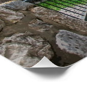 Narrow street in Dubrovnik Perfect Poster (Hoek)