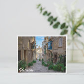 Narrow street in Malta Briefkaart (Staand voorkant)