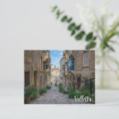 Narrow street in Malta Briefkaart (Staand voorkant)