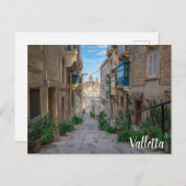 Narrow street in Malta Briefkaart (Voorkant / Achterkant)