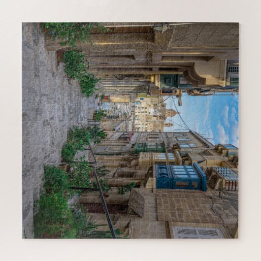 Narrow street in Malta Legpuzzel (Horizontaal)
