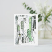 Narrow Street in Mont St. Michel Briefkaart (Staand voorkant)