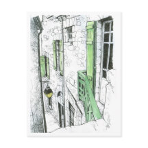 Narrow Street in Mont St. Michel