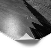 Narrow street in Stockholm Foto Afdruk (Hoek)