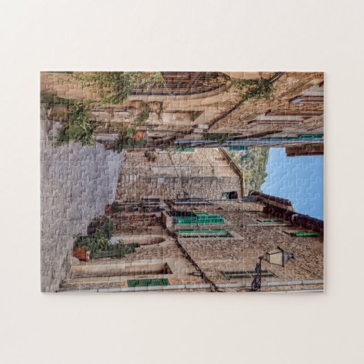 Narrow street in Valldemossa, Mallorca Legpuzzel (Horizontaal)