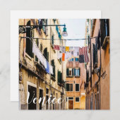 Narrow street in Venice (Voorkant / Achterkant)