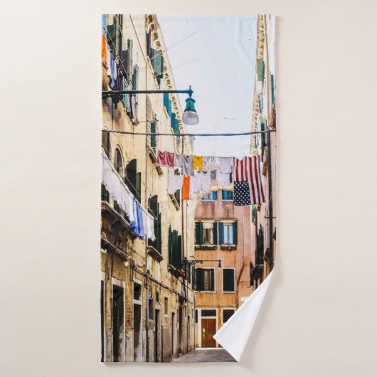 Narrow street in Venice Badhanddoek (Badhanddoek)