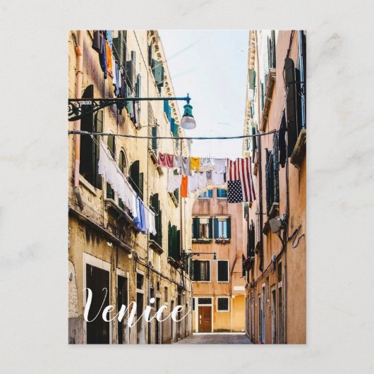 Narrow street in Venice Briefkaart (Voorkant)