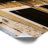 Narrow street in Venice Perfect Poster (Hoek)