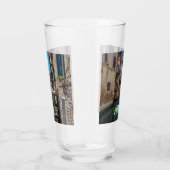 Narrow street met kanaal in Venetië Glas (Rechts)