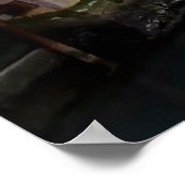 Narrow street with canal in Venice Poster (Hoek)