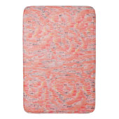 Narrow-zalm en perzikmozaïekeffect badmat (Voorkant Verticaal)