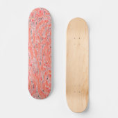Narrow-zalm en perzikmozaïekeffect persoonlijk skateboard (Voorkant)