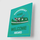 Narrowboat - Accessoires - Kabeljauw Vierkante Klok (Hoek)