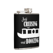 Narrowboat Canal Boat Drinking Quote Heupfles (Rechts)