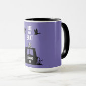 Narrowboat Canalboat Living Mok (Voorkant rechts)