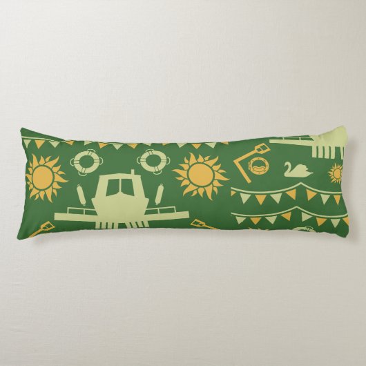 Narrowboat Decor en geschenken Lichaamskussen (Voorkant)