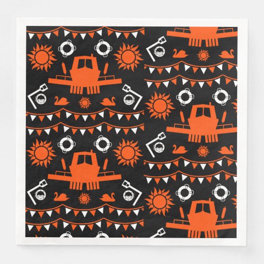 Narrowboat Decor en geschenken Servet (Voorkant)