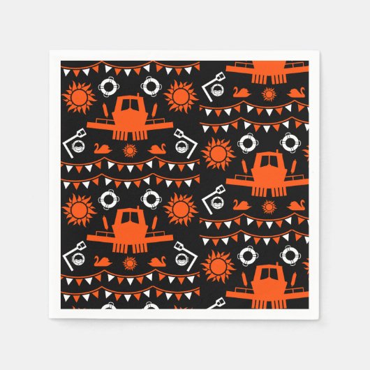 Narrowboat Decor en geschenken Servet (Voorkant)