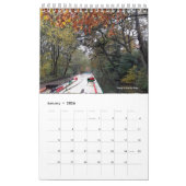 Narrowboat en kanaal thema 2024 kalender (Jan 2026)