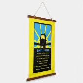 Narrowboat Funny Rules Hangend Wandkleed (Gebogen)