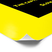 Narrowboat Funny Rules Perfect Poster (Hoek)