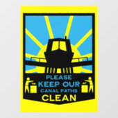 Narrowboat Stickers And Signs (Vel)