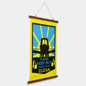 Narrowboat Stickers And Signs Hangend Wandkleed (Gebogen)